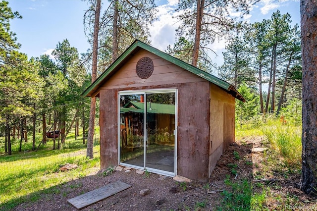 5818 S Skyline Dr, Evergreen, CO 80439 - view of outbuilding