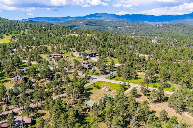 5818 S Skyline Dr, Evergreen, CO 80439 - bird's eye view of a mountain backdrop