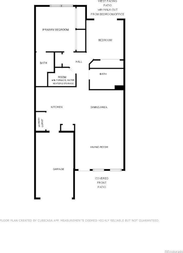 1343 Villa Grv, Monument, CO 80132 - property floor plan