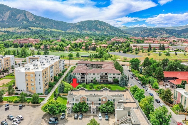 2850 Aurora Ave Unit 301, Boulder, CO 80303 - bird's eye view of a mountain backdrop