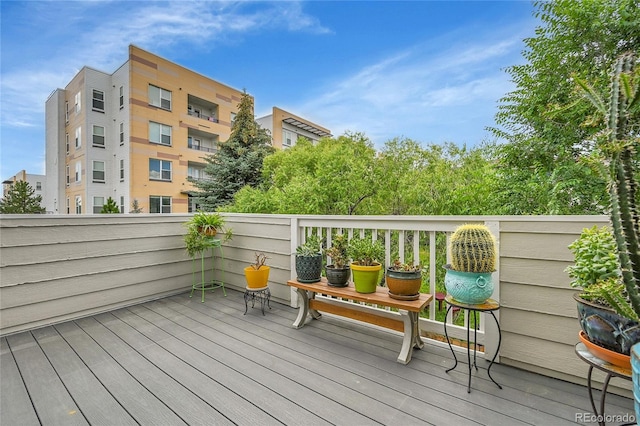 2850 Aurora Ave Unit 301, Boulder, CO 80303 - view of wooden terrace