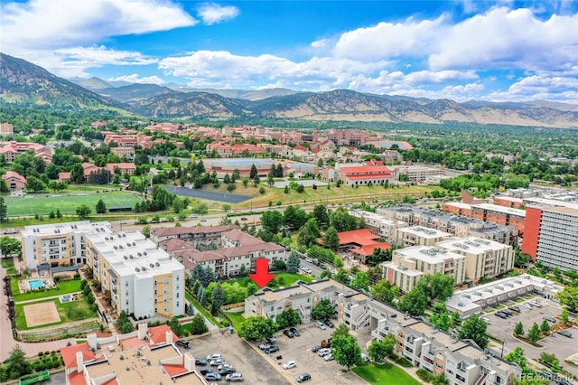 2850 Aurora Ave Unit 301, Boulder, CO 80303 - aerial view of a mountainous background