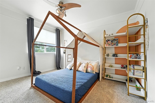 5731 S Yampa St, Centennial, CO 80015 - bedroom featuring carpet floors and ornamental molding