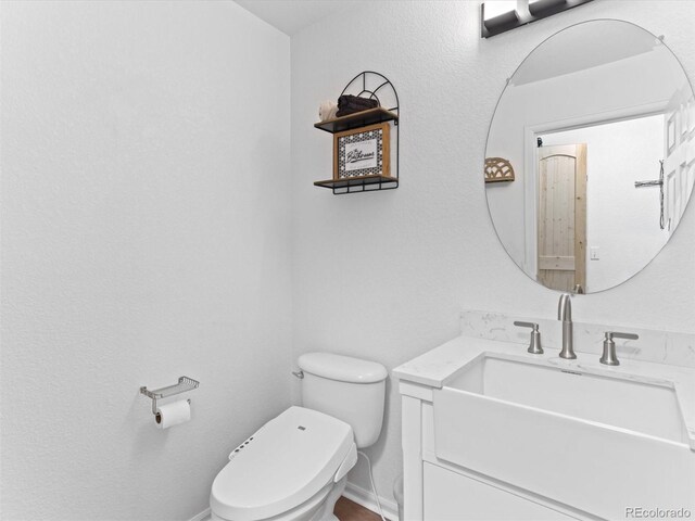 2468 Candleglow St, Castle Rock, CO 80109 - bathroom with vanity and toilet