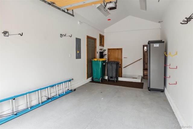 1152 Ski Hill Rd, Breckenridge, CO 80424 - garage featuring electric panel and baseboards
