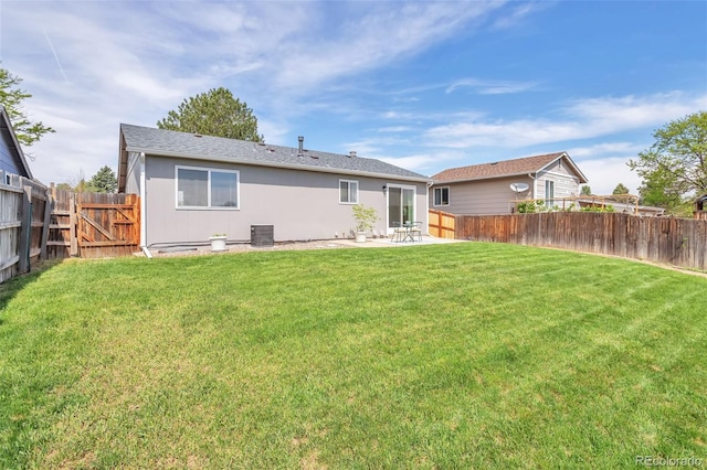 4182 S Joplin St, Aurora, CO 80013 - rear view of house with a patio area and cooling unit