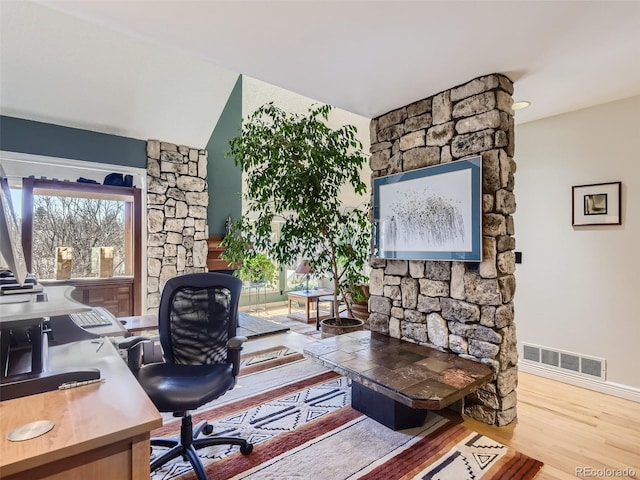 1540 W Briarwood Ave, Littleton, CO 80120 - home office with wood finished floors and baseboards