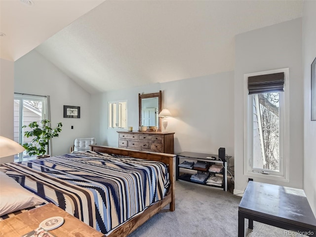 1540 W Briarwood Ave, Littleton, CO 80120 - bedroom featuring carpet flooring and lofted ceiling
