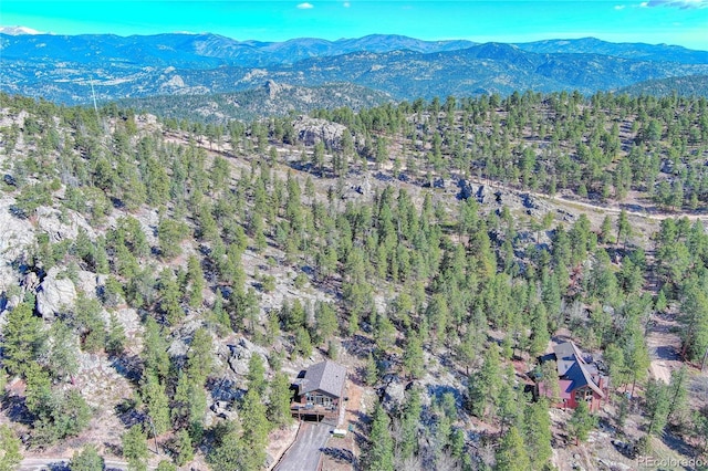 61 Country Sky Ln, Estes Park, CO 80517 - bird's eye view of a mountain backdrop and a forest