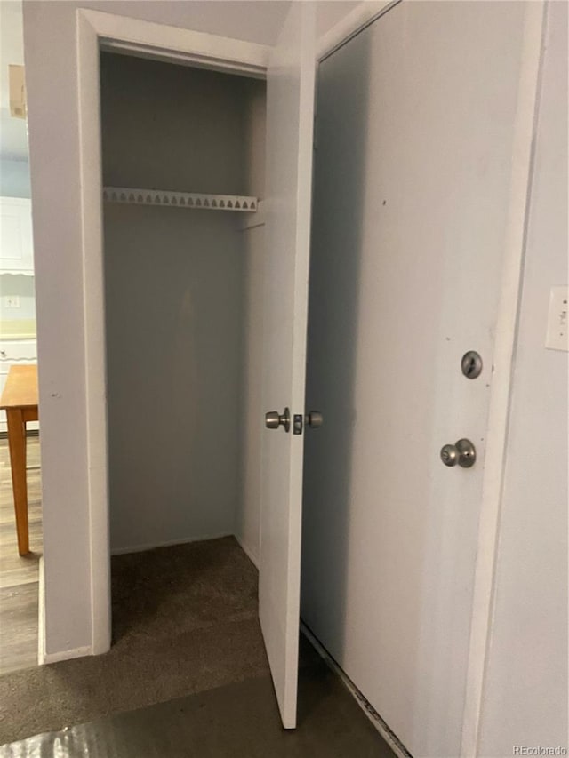 view of closet