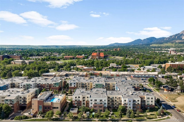 3301 Arapahoe Ave Unit 411, Boulder, CO 80303 - drone / aerial view of mountains