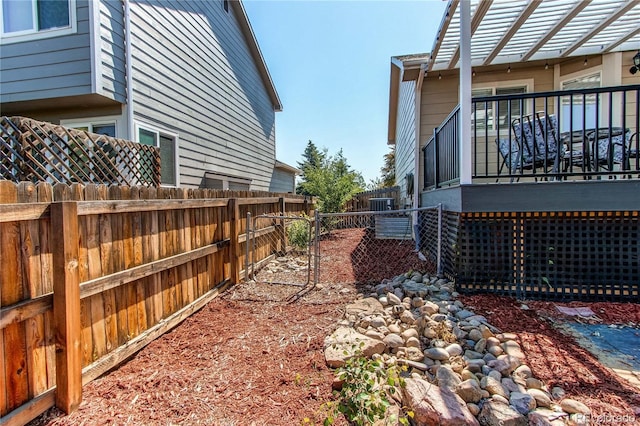 4483 S Fundy St, Centennial, CO 80015 - fenced backyard with a pergola