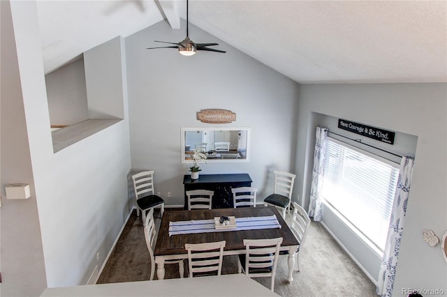 4483 S Fundy St, Centennial, CO 80015 - dining area with carpet flooring and ceiling fan