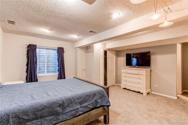 4483 S Fundy St, Centennial, CO 80015 - bedroom with light colored carpet and a textured ceiling