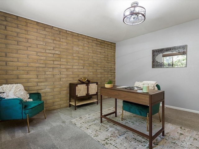 9696 E Kansas Cir Unit 2, Denver, CO 80247 - home office featuring carpet floors
