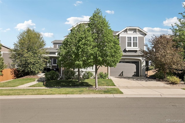 25548 E Fair Dr, Aurora, CO 80016 - obstructed view of property featuring a garage, driveway, and roof with shingles