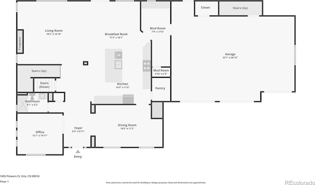 1455 Flowers Ct, Erie, CO 80516 - view of layout