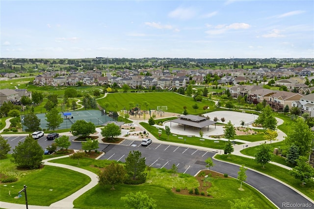 23421 E Rockinghorse Pkwy, Aurora, CO 80016 - aerial view of property and surrounding area with nearby suburban area