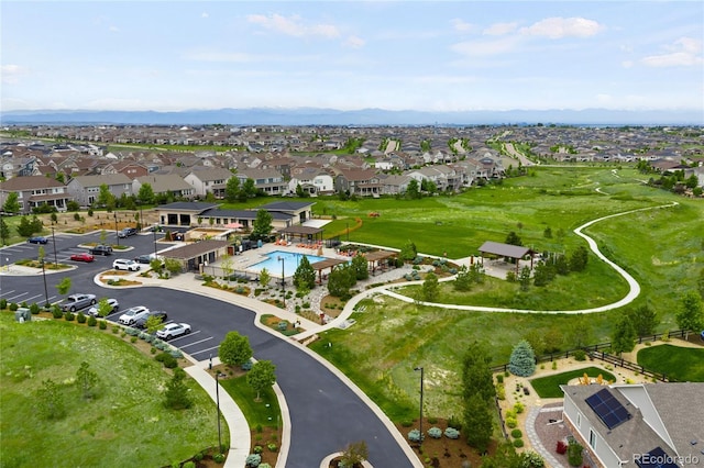 23421 E Rockinghorse Pkwy, Aurora, CO 80016 - aerial perspective of suburban area with a pool area