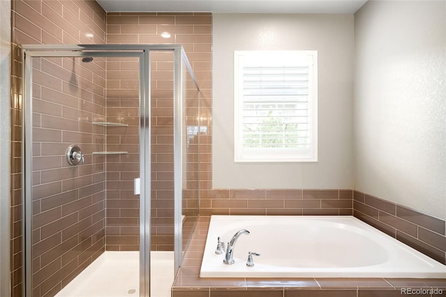 23421 E Rockinghorse Pkwy, Aurora, CO 80016 - full bathroom with a bath and a stall shower
