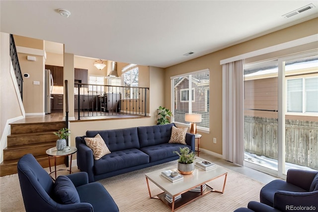 view of living room