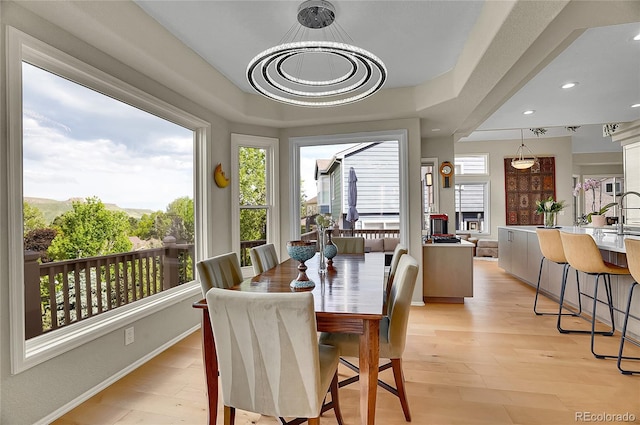 165 Washington St, Golden, CO 80403 - dining room featuring recessed lighting and light wood-style floors