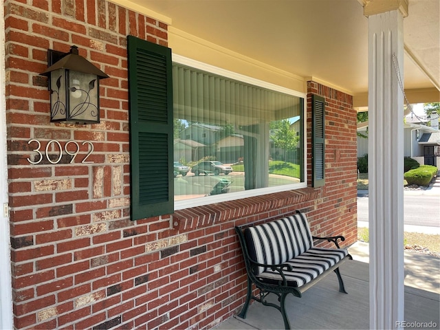 view of patio / terrace featuring a porch