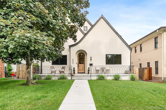 659 Albion St, Denver, CO 80220 - view of front of property with covered porch and stucco siding