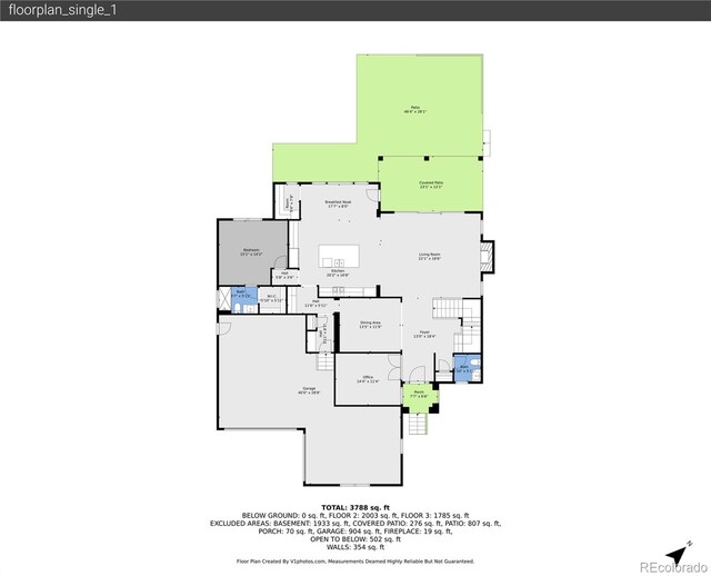 6639 S Vandriver Way, Aurora, CO 80016 - view of room layout