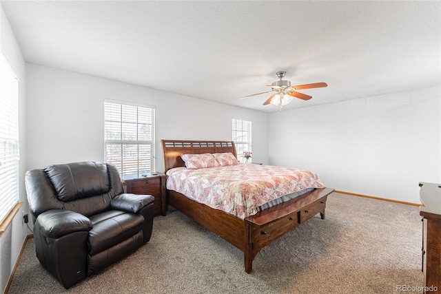 13180 Jasmine St, Thornton, CO 80602 - bedroom with carpet flooring, baseboards, and ceiling fan