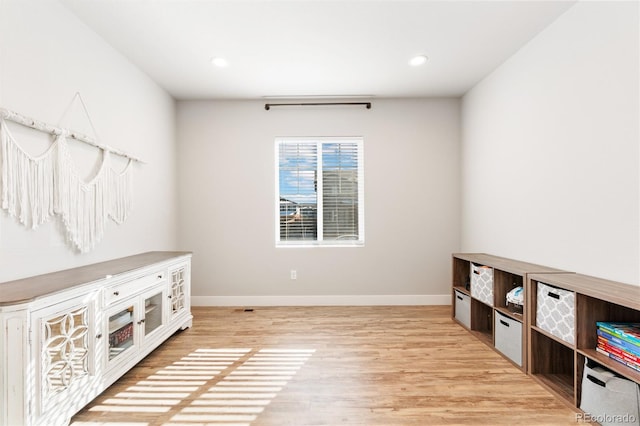 interior space featuring light hardwood / wood-style flooring