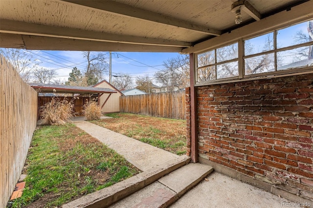 2515 Ames St, Edgewater, CO 80214 - view of fenced backyard