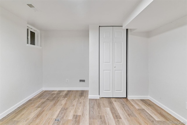 4003 Federal Blvd, Denver, CO 80211 - basement featuring light wood finished floors and baseboards