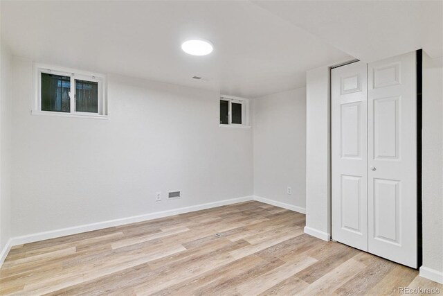 4003 Federal Blvd, Denver, CO 80211 - finished below grade area featuring wood finished floors and baseboards