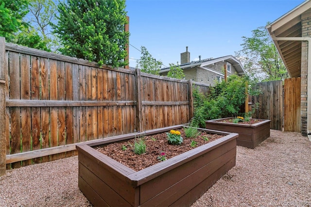 4003 Federal Blvd, Denver, CO 80211 - fenced backyard with a garden