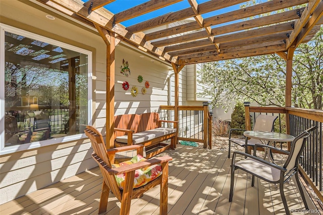 1141 Beech St, Fort Lupton, CO 80621 - wooden terrace with a pergola