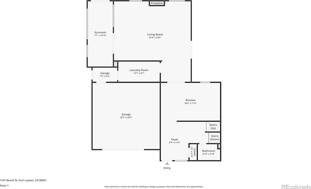 1141 Beech St, Fort Lupton, CO 80621 - home floor plan