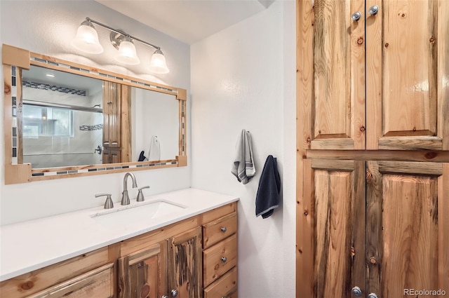 1141 Beech St, Fort Lupton, CO 80621 - full bath featuring vanity and a shower with door