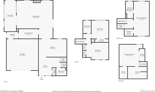 1141 Beech St, Fort Lupton, CO 80621 - home floor plan