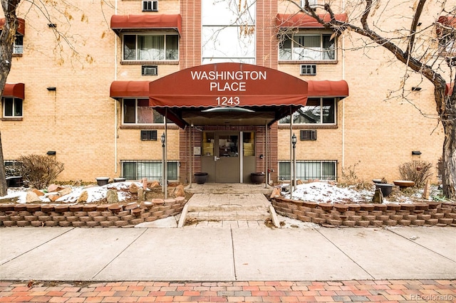 view of entrance to property