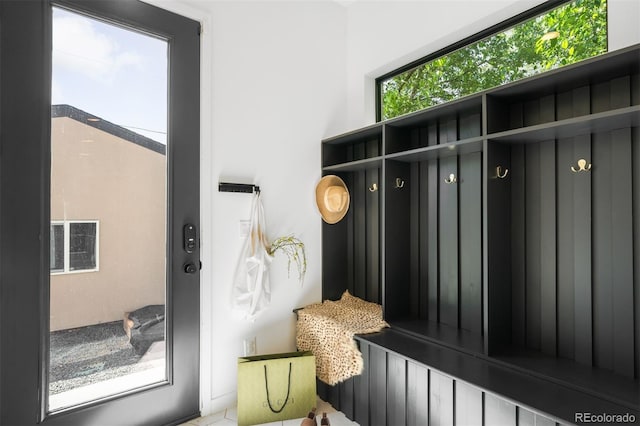 view of mudroom