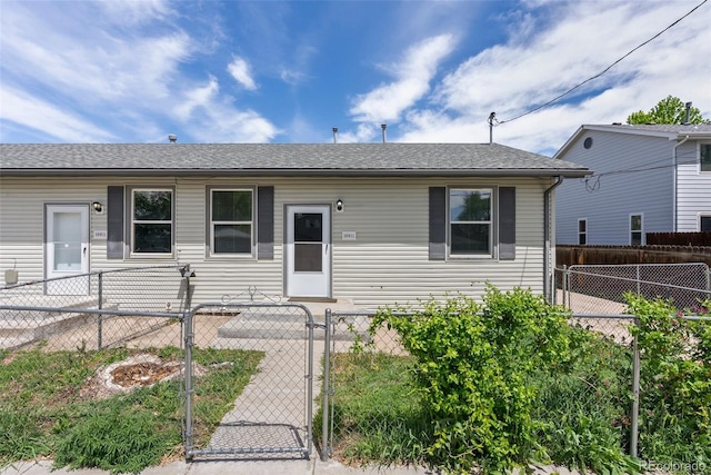 10911 W 44th Pl, Wheat Ridge, CO 80033 - view of front of house featuring a gate