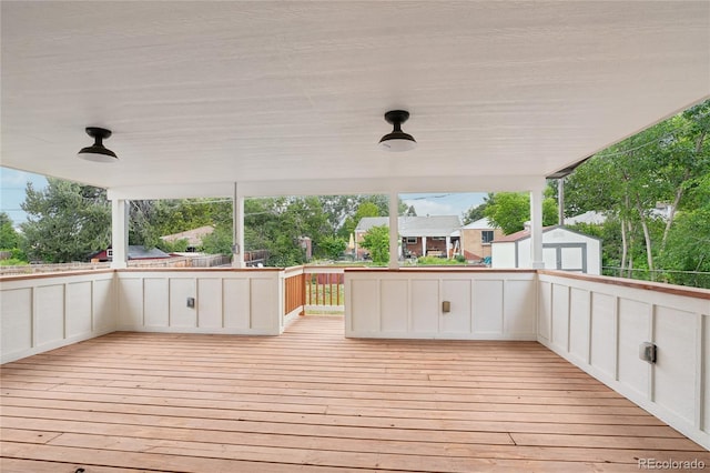 1436 S Yates St, Denver, CO 80219 - deck with a shed