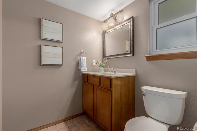 6119 Zenobia Ct, Arvada, CO 80003 - bathroom featuring vanity and tile patterned floors