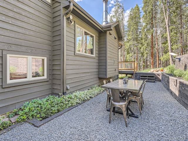 32663 Donna Dr, Conifer, CO 80433 - view of patio with outdoor dining space
