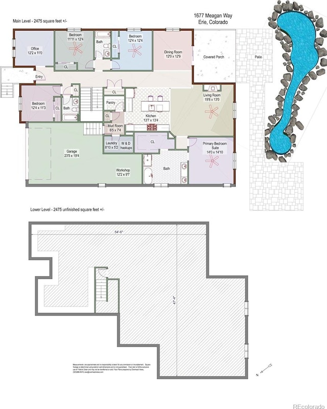 1677 Meagan Way, Erie, CO 80516 - floor plan / room layout