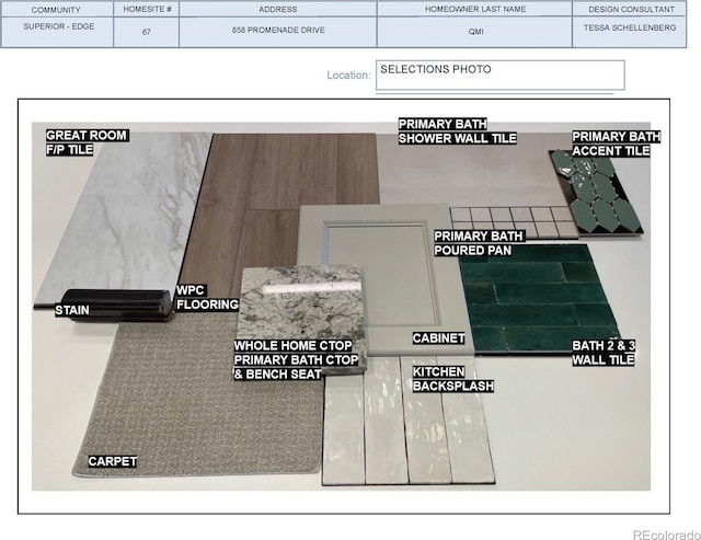 858 Promenade Dr, Superior, CO 80027 - view of a document