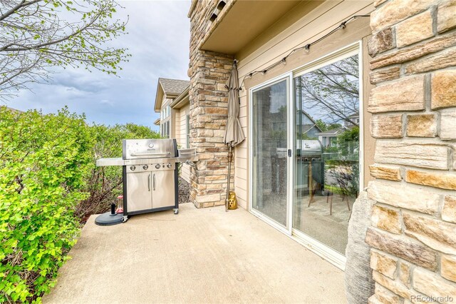 23070 York Ave, Parker, CO 80138 - view of patio featuring grilling area