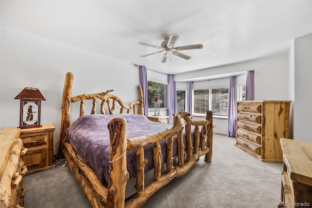 10530 Mount Columbia Pl, Parker, CO 80138 - bedroom featuring light colored carpet and a ceiling fan