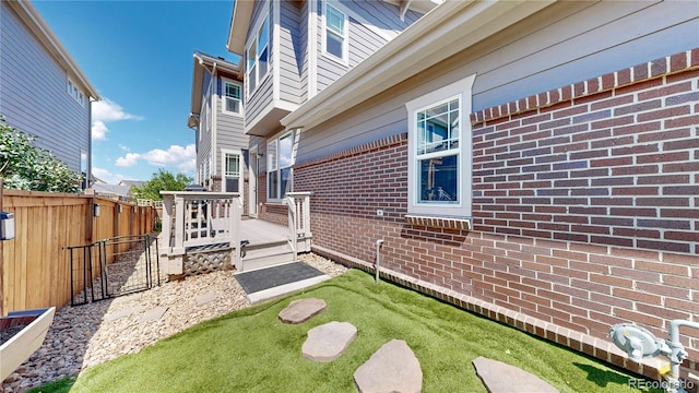 14074 Jackson St, Thornton, CO 80602 - view of yard featuring a wooden deck